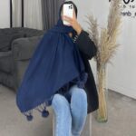 شال توپ توپی ساده کد 260165 - Image 8