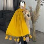 شال توپ توپی ساده کد 260165 - Image 10
