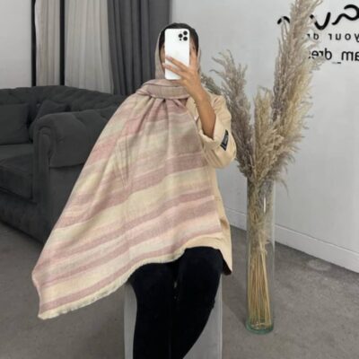 شال بلند راه راه کد 260166