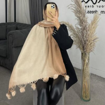شال پاییزه دو رنگ کد 260169