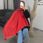 شال پلیسه منگوله دار کد 260175 - Image 8