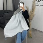 شال پلیسه منگوله دار کد 260175 - Image 6