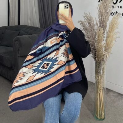 شال پایین طرح دار کد 260186