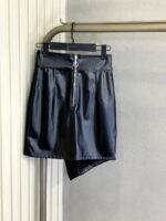 دامن کوتاه چرم کد 240013 - Image 2