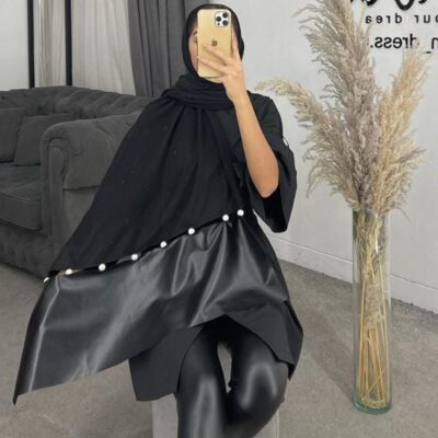 شال مرواریدی پایین چرم کد 260206