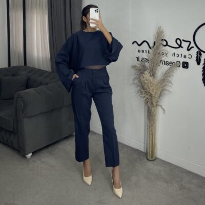 ست نیم تنه کیمونو و شلوار کد 120331