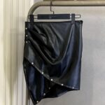 دامن چرم پرچی کد 240024