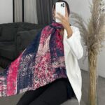 شال طرح دار کد 260250