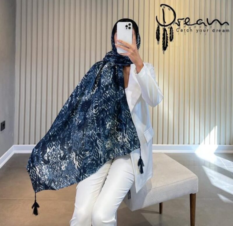 شال طرح لوزی کد 260260 - Image 2