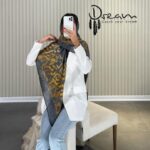 روسری حاشیه دار کد 260302
