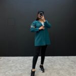 مانتو کمربندی سرشانه زنجیر 200182