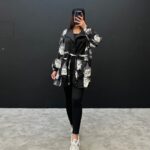 مانتو بودا کمر چرم کد 200241