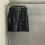 دامن کوتاه چرم کد 240038