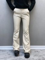 شلوار بوت کات چرم کد 101467