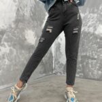 شلوار جین مام فیت کد 101958