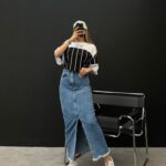 دامن جین کد 240072