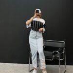 دامن جین کد 240075