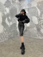 دامن چرم کد 240098