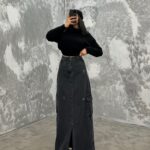 دامن جین کد 240103