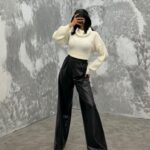 شلوار چرم کد 102339