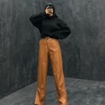 شلوار چرم کد 102354