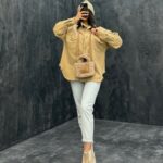 شومیز کتان کد 141089