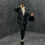 کت چرم کد 221107