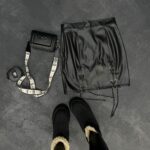 دامن چرم کد 240112