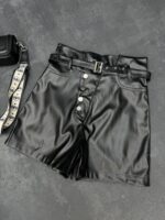 شلوارک چرم کد 102372 - Image 2