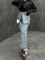 دامن جین کد 240136 - Image 2