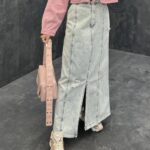 دامن جین کد 240275