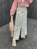 دامن جین کد 240275