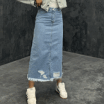 دامن جین کد 240307