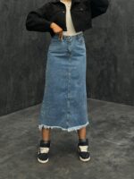 دامن جین کد 240312