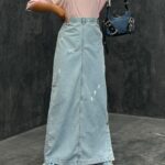 دامن جین کد 240354