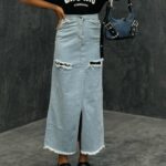 دامن جین کد 240355