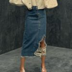 دامن جین کد 240344