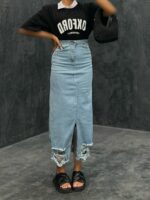 دامن جین کد 240356