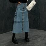 دامن جین کد 240373