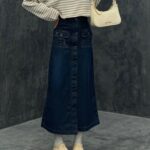 دامن جین کد 240377