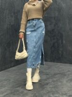 دامن جین کد 240387