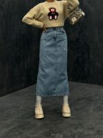 دامن جین کد 240386