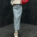 دامن جین کد 240389