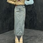 دامن جین کد 240385