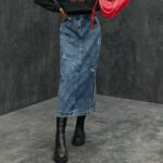 دامن جین کد 240383