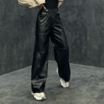 شلوار چرم کد 104239