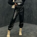 شلوار چرم کد 104317