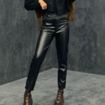 شلوار چرم کد 104320