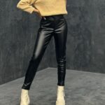 شلوار چرم کد 104316