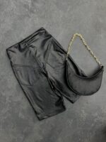 شلوارک چرم کد 104370 - Image 2